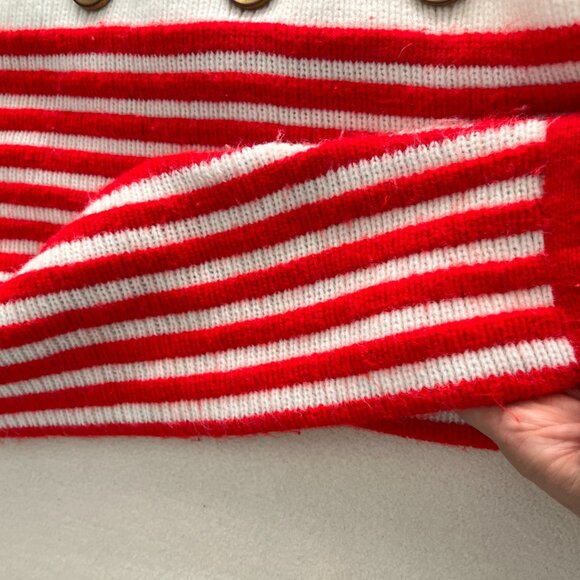 Vintage French Striped Cardigan - Picture 4 of 6